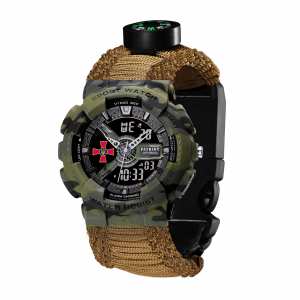 Годинник наручний Patriot 005CMGRSU ЗСУ Зелений камуфляж Паракордовий ремінець Khaki + Коробка. Годинник наручний Patriot 005CMGRSU ЗСУ Зелений камуфляж Паракордовий ремінець Khaki + Коробка.