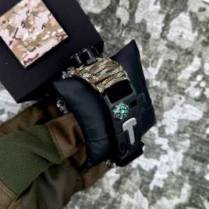 Годинник наручний Patriot 005CMGYSU ЗСУ Сірий камуфляж Паракордовий ремінець Camo Green + Коробка. Годинник наручний Patriot 005CMGYSU ЗСУ Сірий камуфляж Паракордовий ремінець Camo Green + Коробка.