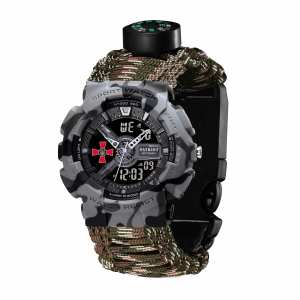 Годинник наручний Patriot 005CMGYSU ЗСУ Сірий камуфляж Паракордовий ремінець Camo Green + Коробка. Годинник наручний Patriot 005CMGYSU ЗСУ Сірий камуфляж Паракордовий ремінець Camo Green + Коробка.