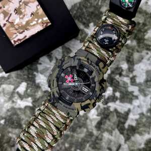 Годинник наручний Patriot 005CMGRSU ЗСУ Зелений камуфляж Паракордовий ремінець Camo Green + Коробка. Годинник наручний Patriot 005CMGRSU ЗСУ Зелений камуфляж Паракордовий ремінець Camo Green + Коробка.