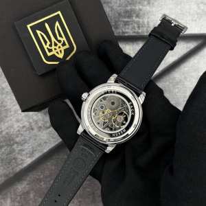 Годинник наручний Patriot 022 Silver-Black Mechanic Вільна бо Українка