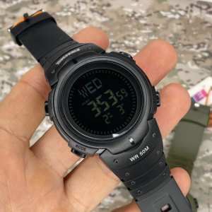 Skmei 1231BK All Black Smart Watch + Compass Skmei 1231BK All Black Smart Watch + Compass