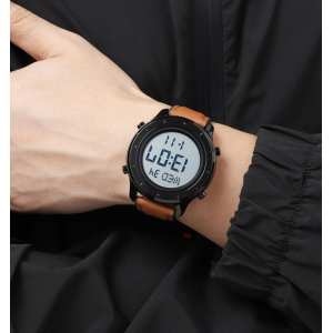 Skmei 1864LBNWT Brown-White Leather Skmei 1864LBNWT Brown-White Leather