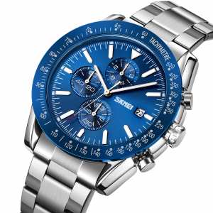 Skmei 9253SIBU Silver-Blue SALE