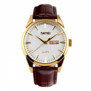 Skmei 9073GDWT-B Gold-White men