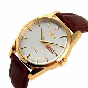 Skmei 9073GDWT-B Gold-White men