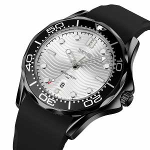 Skmei 9276PBKSI Black-Silver Silicone strap SALE