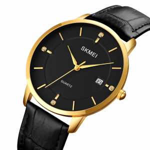 Skmei 1801LGDBK Gold-Black Leather Skmei 1801LGDBK Gold-Black Leather