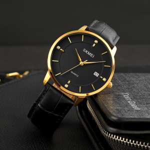 Skmei 1801LGDBK Gold-Black Leather Skmei 1801LGDBK Gold-Black Leather