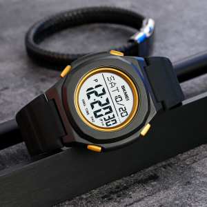 Skmei 2023BKGD-WT Black-Gold White