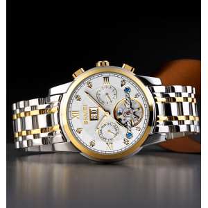 Skmei M029TGDSI Gold-Silver-Silver