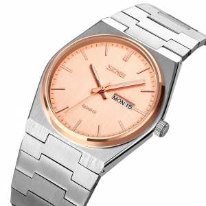 Skmei 9288SIRGRG Silver-Rose Gold-Rose Gold