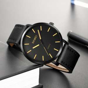 Skmei 1984LGD Gold-leather belt Skmei 1984LGD Gold-leather belt