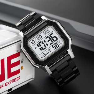 Skmei 2264BKSIWT Black-Silver-White