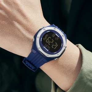 Sanda 6093 Blue-Silver