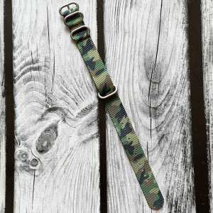 Ремешок Nato Camo Woodland 20 мм