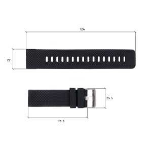 Ремешок для часов Skmei 1416/1418/1267/1285/1293/1426/1866/1894BK Black