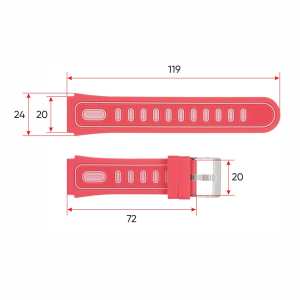 Ремешок для смарт часов DF91 Pink