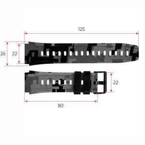 Ремешок для смарт часов Modfit Sniper Camo Grey