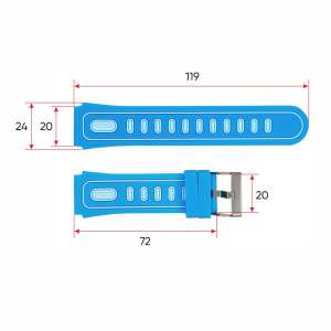 Ремешок для смарт часов DF91 Blue