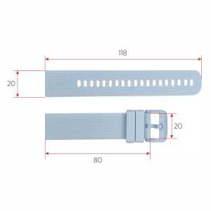 Ремінець для смарт годинника Modfit Zoopex Blue