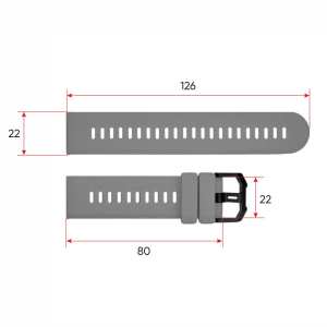 Ремешок для смарт часов AK59 Grey
