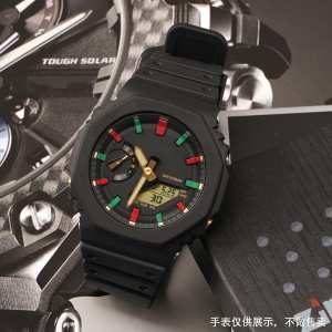 Ремешок + безель (рант) для Casio G-Shock GA-2100 Black GD