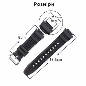 Ремешок для Casio G-Shock AE-1000/1200 Army Green SI