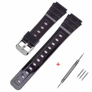 Ремешок для Casio F-91W Jelly Black SI