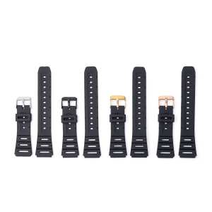 Ремешок для Casio G-Shock 20mm:CA-53W CA-61W FT-100W W-520U W-720G Black Gold