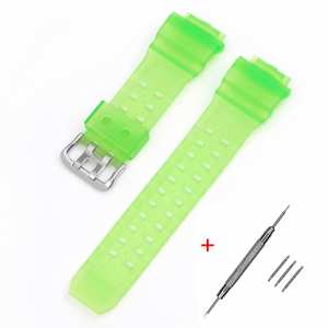 Ремешок для Casio G-Shock GW-9400 Transl Light-Green SI