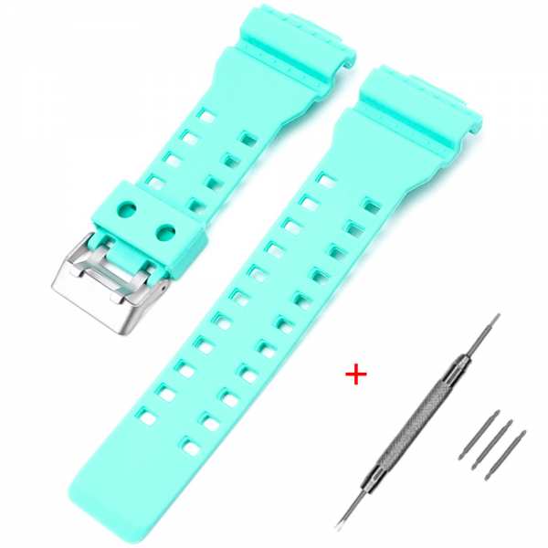 Ремешок для Casio G-Shock GA-100/110 Light Green SI