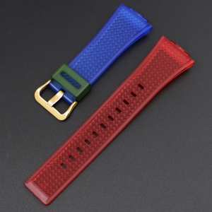 Ремешок для Casio G-Shock GA-100/110 Transl-Red-Blue GD