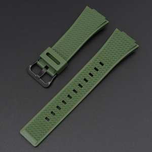 Ремешок для Casio G-Shock GA-100/110 Army Green BK