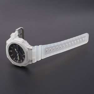 Ремешок для Casio G-Shock GA-2100/2110 Translucent Silver