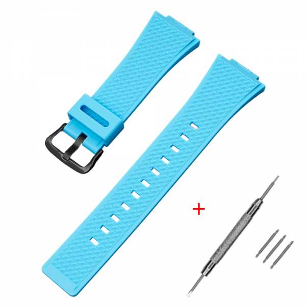 Ремешок для Casio G-Shock GA-100/110 Light Blue BK