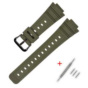Ремешок для Casio G-Shock DW-5600 B Army Green BK