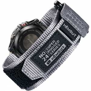 Ремінець для годинника Hemsut HS121 Super Strong Nylon Garmin Grey 22 mm Ремінець для годинника Hemsut HS121 Super Strong Nylon Garmin Grey 22 mm