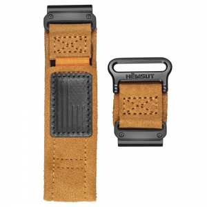 Ремешок для часов Hemsut HGA143 Suede Leather Garmin Whisky 22 mm
