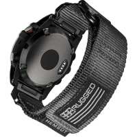 Ремешок для часов Hemsut HGA125 Super Rugged Garmin Black 20 mm