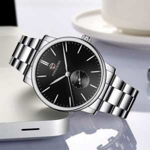 Forsining 8214 Silver-Black