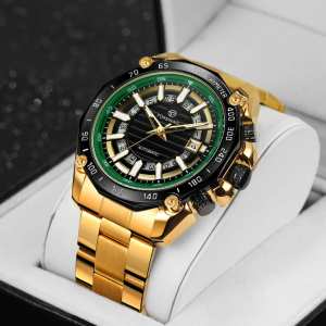Forsining 8279 Gold-Black-Green