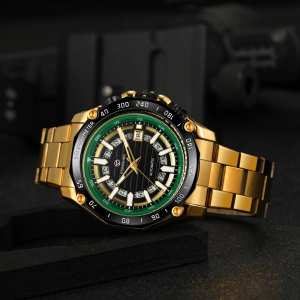 Forsining 8279 Gold-Black-Green