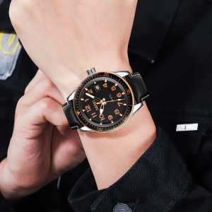 Skmei 9232LRGBK Rose-Gold Black Leather SALE