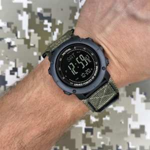 Часы Awarder 036 Nylon Pro Black-Army Green