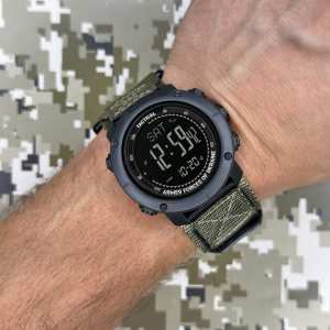 Часы Awarder 036 Nylon Black-Army Green