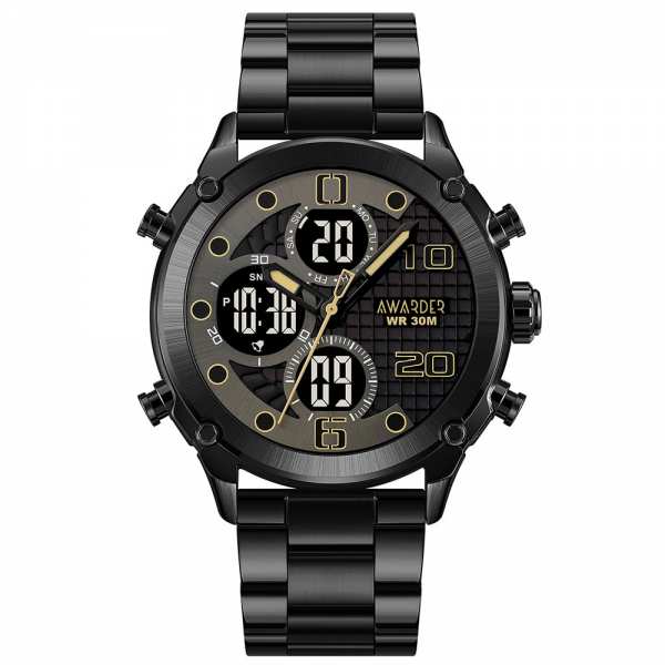 Awarder 017 Black-Black Steel