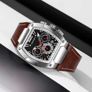 Skmei 9357SIBN Silver-Brown