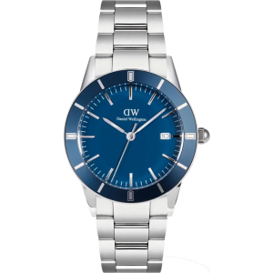 Часы Daniel Wellington Iconic Paradigma Link Blue Enamel Silver DW00100820
