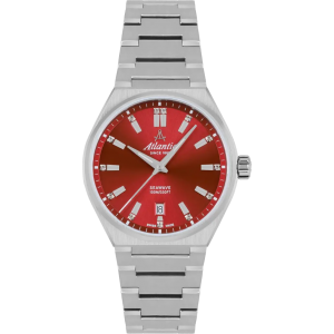 Часы Atlantic Seawave 35mm Deep Red 39365.41.91